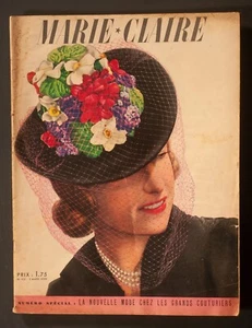 'MARIE-CLAIRE' FRENCH VINTAGE MAGAZINE COLLECTIONS ISSUE 3 MARCH 1939 - Picture 1 of 3