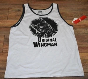 Star Wars Tank Top Men Officially Licensed T-Shirt Tee Original Wingman Wookie - Picture 1 of 2