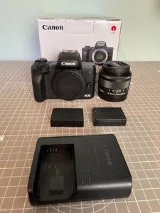 Canon EOS M50 mirrorless with 15-45mm lens - Picture 1 of 20