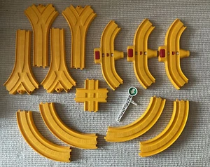 VTG 1986 Disneyland Mickey Playmates Train Set Replacement Track 13 Pieces Lot - Picture 1 of 11