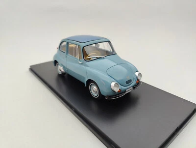 1/18 Subaru 360 1958 Ebbro Blau Pastel Blue Modellauto - Bild 1 von 4