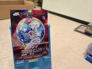 2024 Topps Chrome Cosmic YOSHINOBU YAMAMOTO RC SSP Planetary Pursuit Mercury - Picture 1 of 3