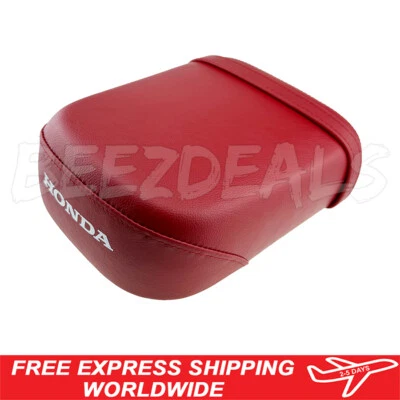 Juego de almohadillas de asiento de pasajero rojo genuino para Honda Super Cub C125 para todos los años Foto 1 de 4