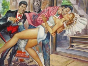 SENI SEXY SPOSA LEGGY DIVERTENTE LOS SENSACIONALES MAESTROS #257 COPERTINA MESSICANA ARTE - Foto 1 di 1