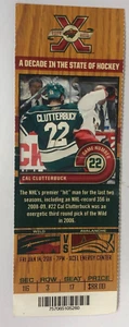 Minnesota Wild 2011 Vs Colorado Avalanche Xcel Center Ticket Stub Clutterbuck - Picture 1 of 2