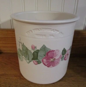 Pfaltzgraff Cape May großer Topf-/Utensilienhalter, Stechpalmen am Gartentor - Bild 1 von 8