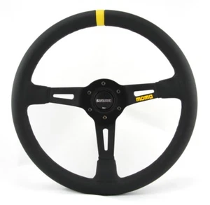 Momo Leder Sportlenkrad Modell MOD. 08 350mm schwarz black steering wheel ... - Bild 1 von 5