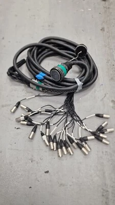 85 Pin Female Veam Multipin to 24 × Male XLR Plugs Breakout Loom/Cable - Image 1 of 3