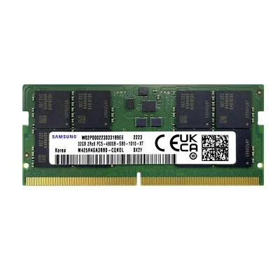 New Samsung 32GB DDR5 4800MHz PC5-38400 2RX8 SODIMM Memory Ram M425R4GA3BB0-CQK - Image 1 of 4