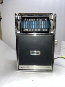 Midland Sport Mate Vintage Stato Solido Am FmRadio Batteria Elettrica Funzionante - Foto 1 di 10