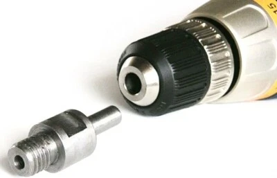 PRO RIGHT INDUSTRY DRY Core Bit Adapter Convert 5/8”-11 Male to 3/8” Shank for electric Drill