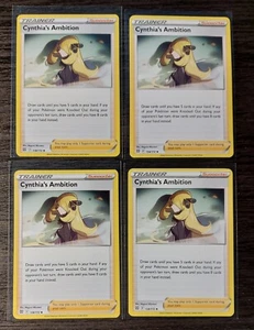 4x Cynthia's Ambition 138/172 Pokemon card Brilliant Stars uncommon NM - Picture 1 of 1