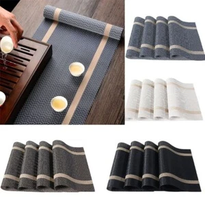 Table Runner Chinese Style Tea Table Runner Waterproof Table Cover Home Decor - Picture 1 of 15