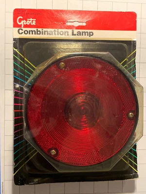 Grote 50532-5 Lâmpada de Reboque Utilitário – Lente Vermelha – Stop Turn Tail – 12V - Imagem 1 de 2