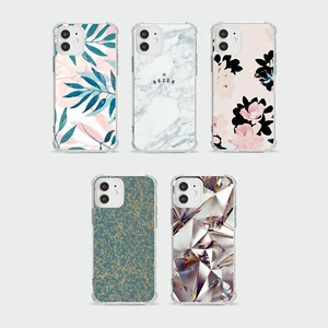 CASE FOR IPHONE 15 14 13 12 11 SE 8 PRO SHOCKPROOF PHONE COVER GREENERY DIAMOND - Picture 1 of 22