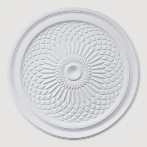 Ceiling Rose Polyurethane Resin – Quality Decorative 'Radiant Ripple' Dia 56cm - Picture 1 of 5