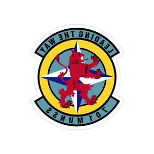 701st Munitions Support Sq (U.S. Air Force) REVERSE PRINT Transparent STICKER - Picture 1 of 16