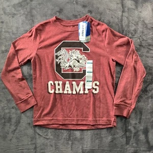 Old Navy Gamecocks Jungen kleines langärmeliges T-Shirt Arnett Neu mit Etikett - Bild 1 von 11