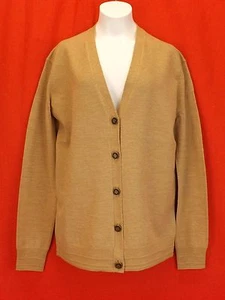 NUEVO CON ETIQUETAS CÁRDIGAN TORY BURCH BEIGE MELANGE LANA MERINO MADISON REVA BOTONES S $225 - Imagen 1 de 12