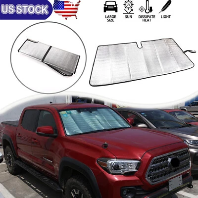 Parabrisas delantero parasol ventana automática cubierta para Toyota Tacoma 2016-23 Foto 1 de 4
