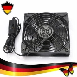 USB Ventilator 80mm, PC Lüfter 3 Einstellbare Lüfter USB Leise Gehäuselüfte W8Y6 - Bild 1 von 2
