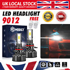 Hir2 9012 Led Headlight Bulbs Bright White 6000K For Vauxhall 2014 2018 2Pcs New