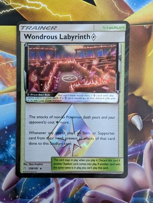 M/NM Wondrous Labyrinth 158/181 Sun & Moon Team Up Prism Star Holo - Pokémon TCG - Image 1 of 4
