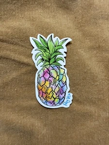Pura Vida rainbow pineapple sticker - Picture 1 of 1
