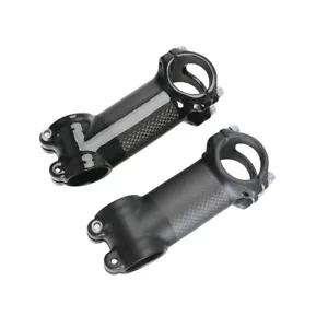 Al Alloy Carbon Bicycle Stem ±6°/±17° MTB Road Bike Stems 31.8*60-120mm No Logo - Picture 1 of 21