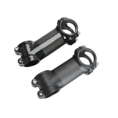 Aluminum-Carbon Bicycle Stem ±6°/±17° MTB Road Bike Stems 31.8*60-120mm No Logo - Image 1 of 4