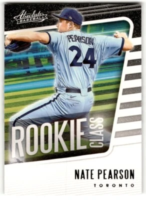2021 Panini Absolute Rookie Class Nate Pearson #RC-5 Toronto Blue Jays - Image 1 of 2