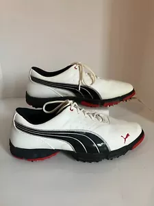 Puma AMP Sport XW Herren Golfschuhe Größe 12 – weiß/schwarz ECO Ortholite - Bild 1 von 10