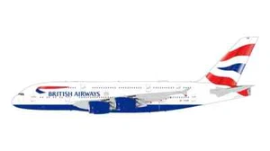 AIRBUS A380 BRITISH AIRWAYS REG: G-XLEE WITH STAND - GEMINI JETS G2BAW1340 1/200 - Picture 1 of 1