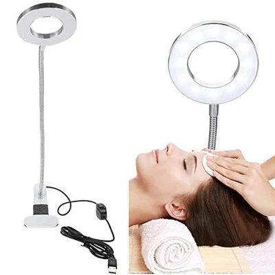 LED Klemmleuchte Schwanenhals Lampen USB Leselampe für Make Up Tattoo Maniküre - Bild 1 von 4
