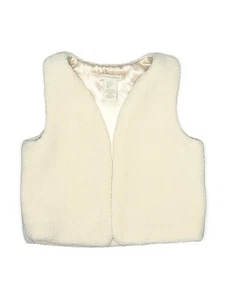 Cynthia Rowley Girls Ivory Sweater Vest 7 - Picture 1 of 2