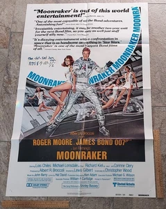 MOONRAKER - JAMES BOND 007 - © 1979 - MOVIE POSTER - 27 X 41 - listing #8519 - Picture 1 of 11