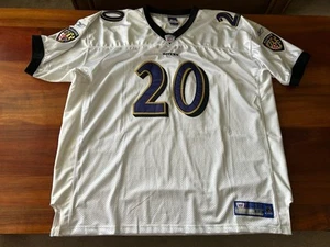 NWT Ed Reed Baltimore Ravens White Reebok On Field Authentic NFL Jersey Size 58 - Picture 1 of 11