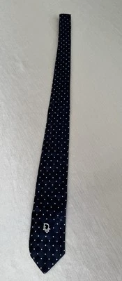 Галстук галстук с монограммой Dior темно-синий - Изображение 1 из 4