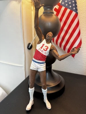 WILT CHAMBERLAIN 2005 McFarlane NBA Legends Basketball Figure Broken Metal Stand - Image 1 of 4
