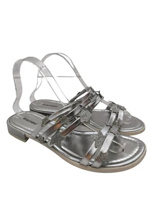 GRACELAND Sandalo comodo Donna Sandalo Taglia IT 38 argento elegante - Immagine 1 di 4