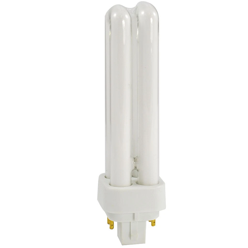 USHIO 13w CF13DE/841 G24q-1 Dimmable Compact Fluorescent Bulb - 60w equiv. - Image 1 of 4
