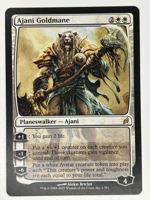 Ajani Goldmane R Lorwyn 1 NM - Image 1 of 2