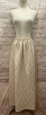 Falda Vintage *4 W27 Hecha a Mano Mod 60/70’s Metálica Cintura Alta Foto 1 de 4