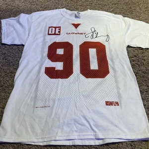 Fans Only Jadeveon Clowney Jersey T-Shirt 90 NFLPA Large White Tee NFL 2014 - Picture 1 of 6