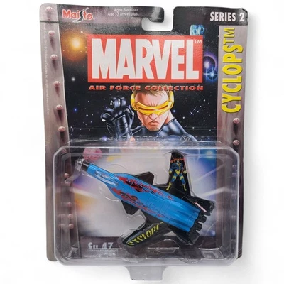 Marvel Maisto Air Force Collection Series 2 Cyclops Su 47 Military Plane READ - Image 1 of 4