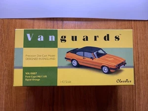 Vanguards Corgi 1:43 Ford Capri Mk3 3.0s Signal Orange VA10807 - Imagen 1 de 8
