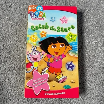 Dora the Explorer - Catch the Stars (VHS, 2005) Tested Working - Image 1 of 3