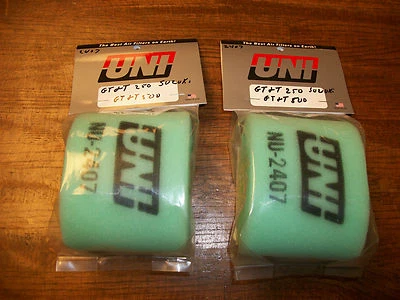 Suzuki T250 GT250 Hustler GT500 Titan воздушный фильтр UNI NU-2407 двойной фильтр - Изображение 1 из 4