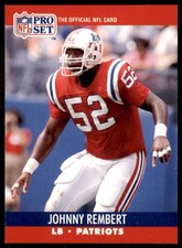1990 Pro Set Johnny Rembert Football Cards #581