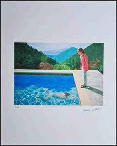 DAVID HOCKNEY *Portrait of...* 50 x 45 cm * signed lithograph *limited # 118/300 - Bild 1 von 8